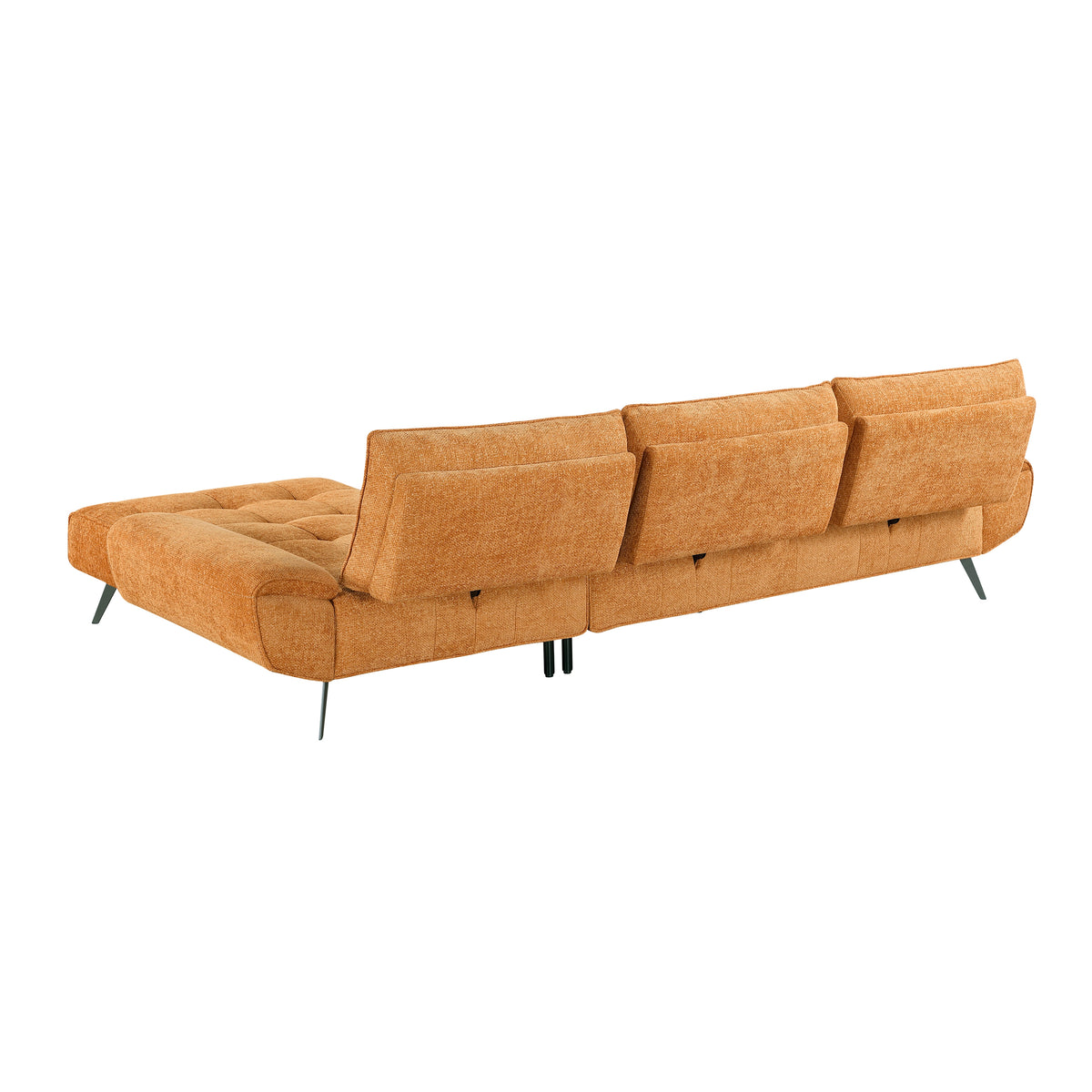 Dominic Orange 2-Piece Sectional with Right Chaise from Homelegance - Luna Furniture
