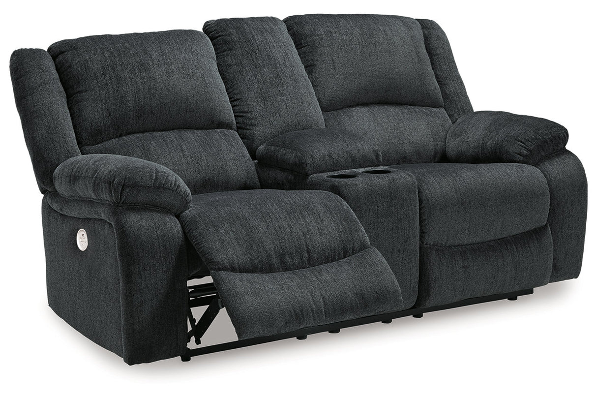 Draycoll 2 Power Reclining Loveseats and Recliner from Ashley - Luna Furniture