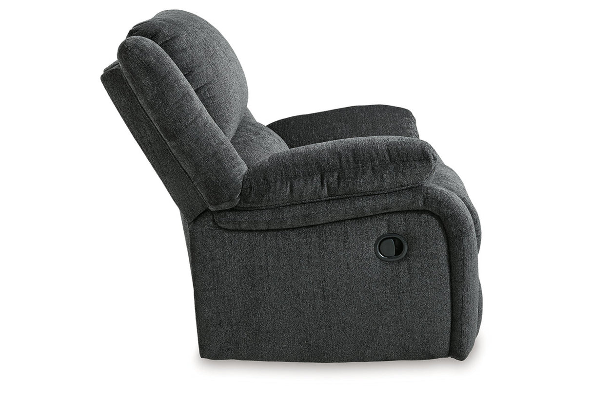 Draycoll Slate Reclining Sofa and Recliner from Ashley - Luna Furniture