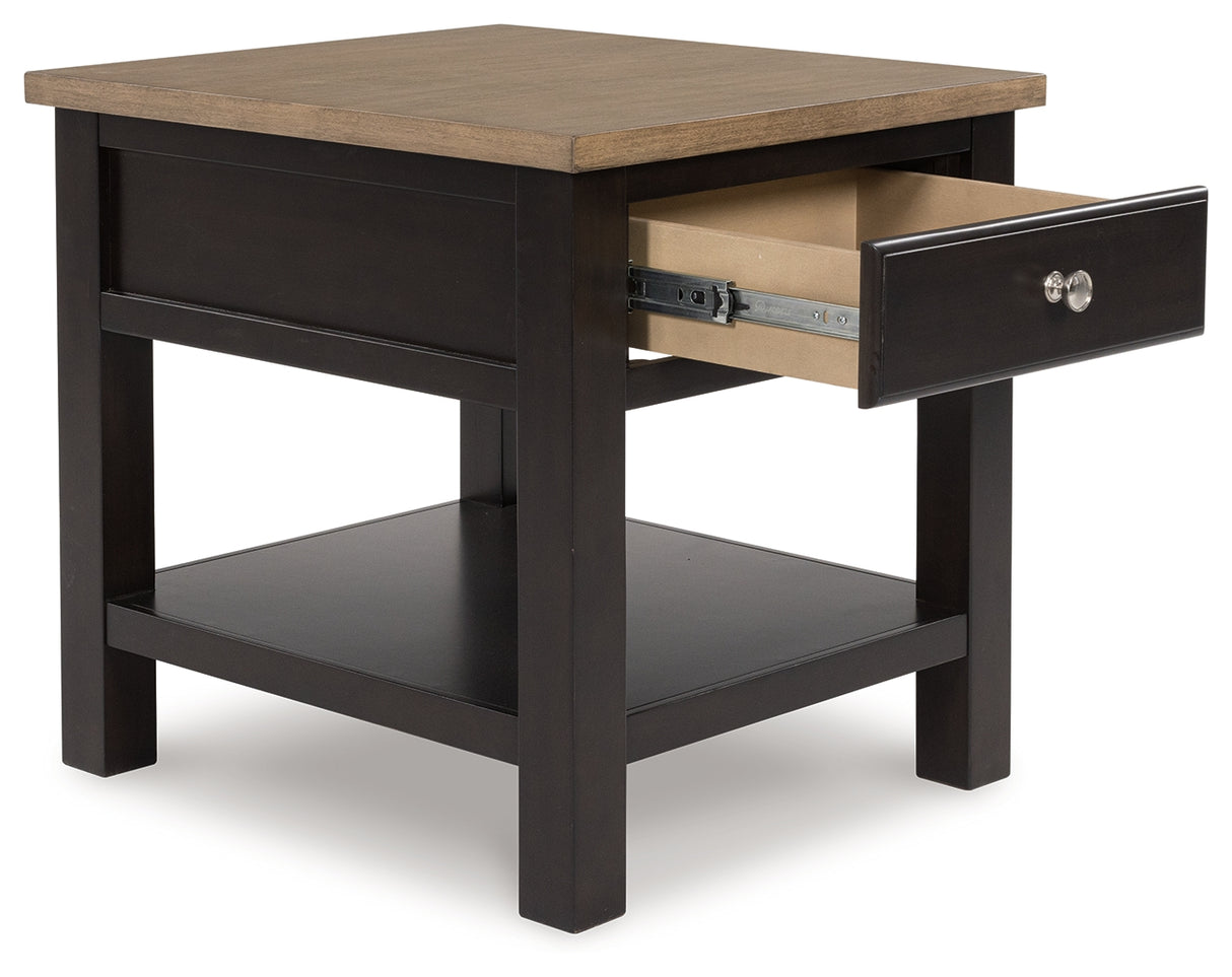 Drazmine Brown End Table from Ashley Furniture - Luna Furniture