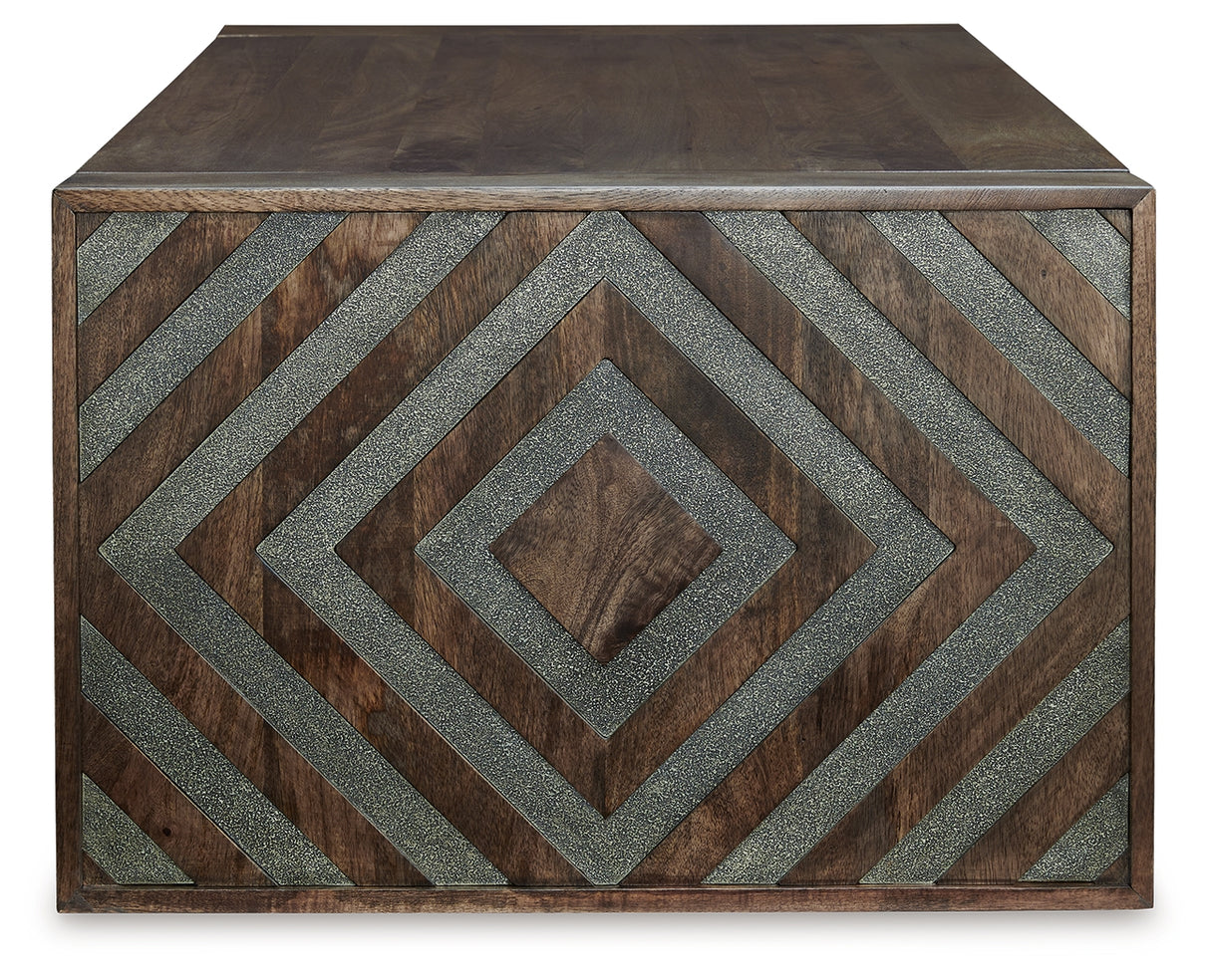 Dreggan Brown Coffee Table from Ashley - Luna Furniture