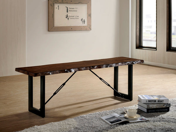 Dulce Walnut/Black Bench