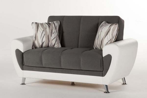 Duru Plato Dark Gray Loveseat