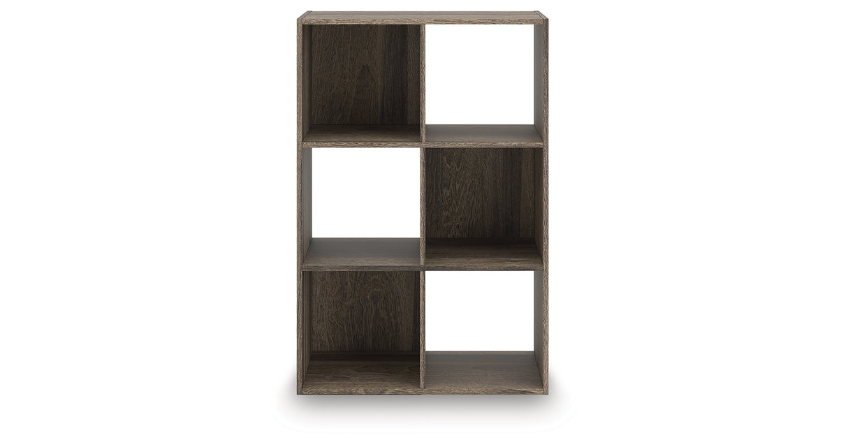 Shallifer Brown Six Cube Organizer from Ashley - Luna Furniture