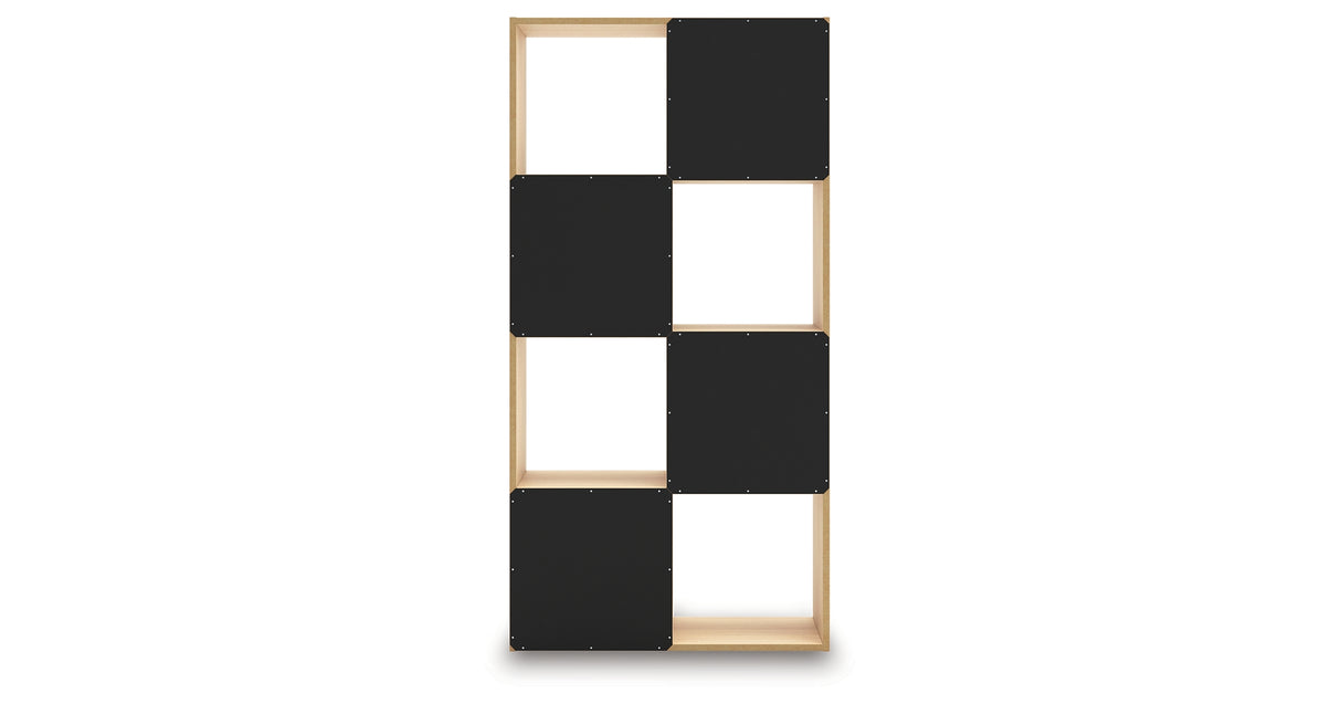 Piperton Tan Eight Cube Organizer from Ashley Furniture - Luna Furniture