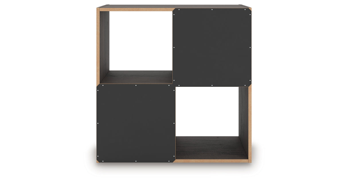 Piperton Charcoal Four Cube Organizer from Ashley - Luna Furniture