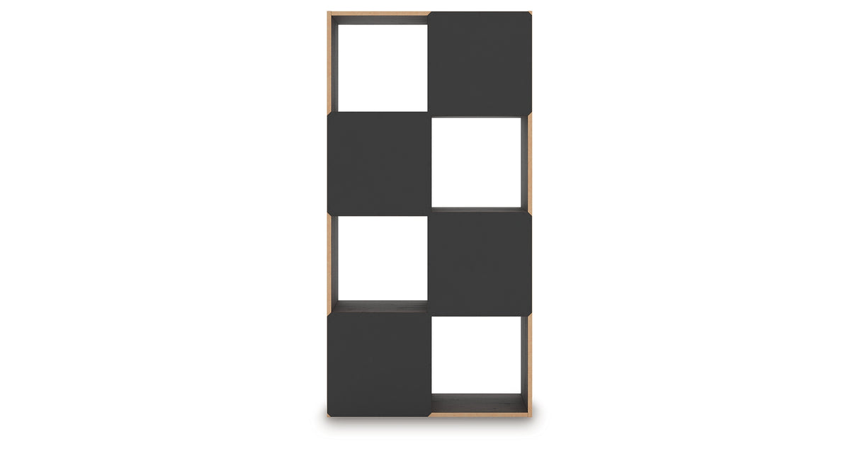 Piperton Charcoal Eight Cube Organizer from Ashley - Luna Furniture