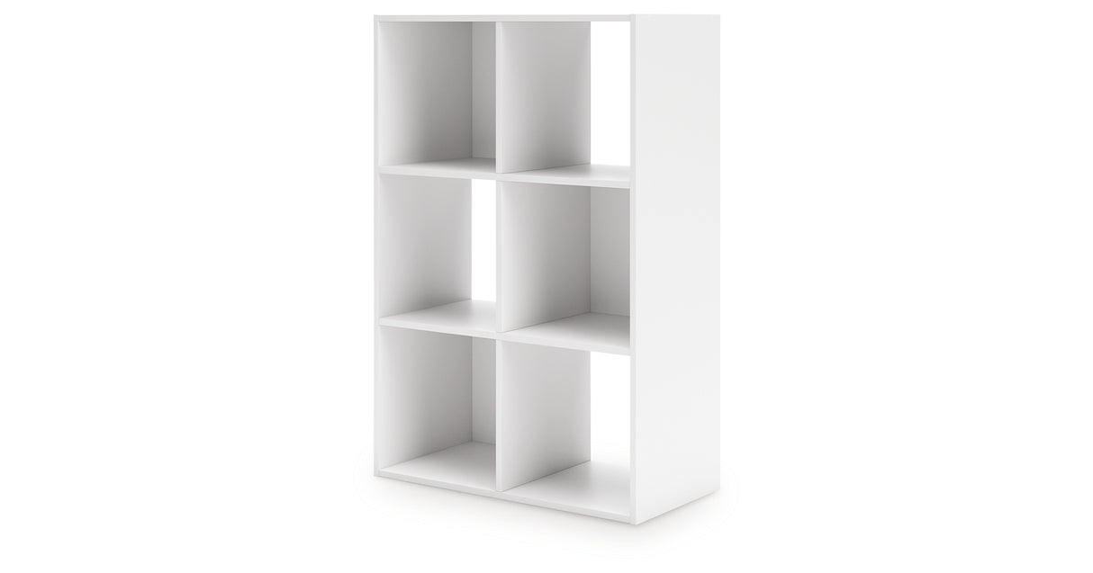 Onita White Six Cube Organizer from Ashley - Luna Furniture