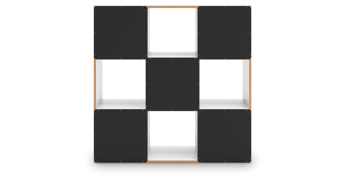 Onita White Nine Cube Organizer from Ashley - Luna Furniture