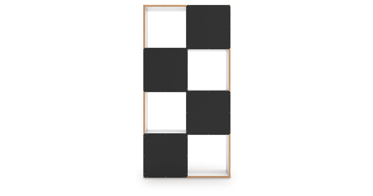 Onita White Eight Cube Organizer from Ashley - Luna Furniture