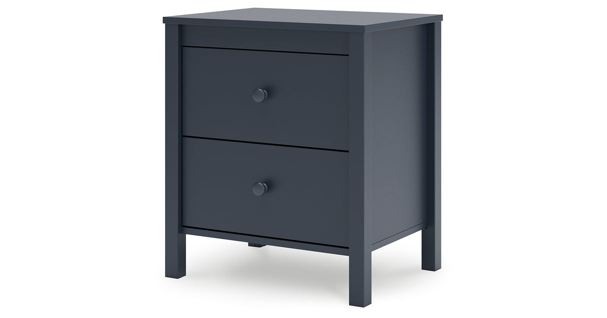 Simmenfort Full Panel Headboard with Dresser and 2 Nightstands in Navy Blue from Ashley - Luna Furniture