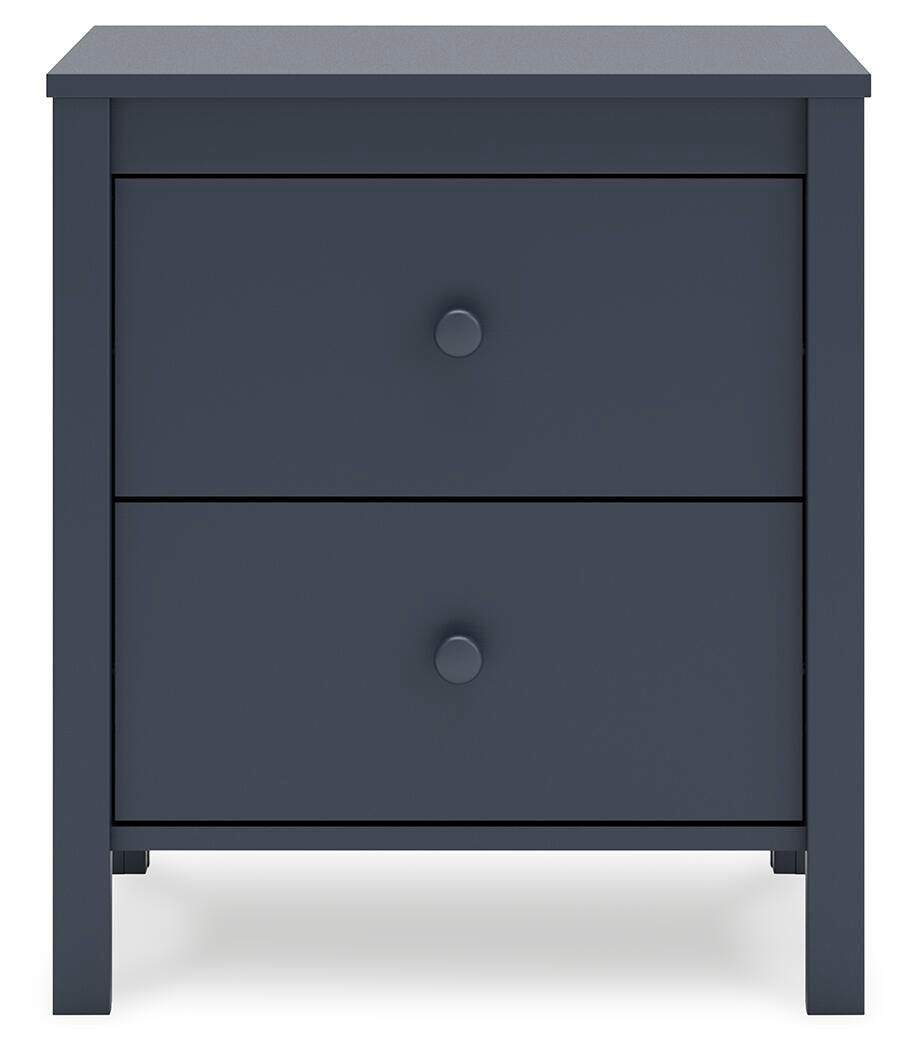 Simmenfort Full Panel Headboard with Dresser and Nightstand in Navy Blue from Ashley Furniture - Luna Furniture