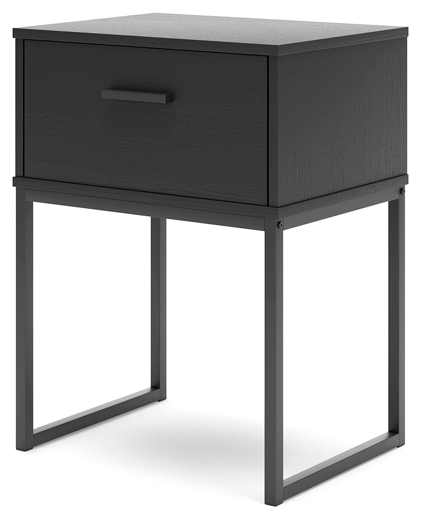 Socalle Full Panel Headboard with Dresser and Nightstand in Black from Ashley Furniture - Luna Furniture