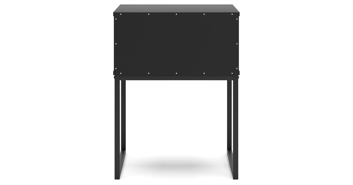 Socalle Full Panel Headboard with Dresser and Nightstand in Black from Ashley Furniture - Luna Furniture
