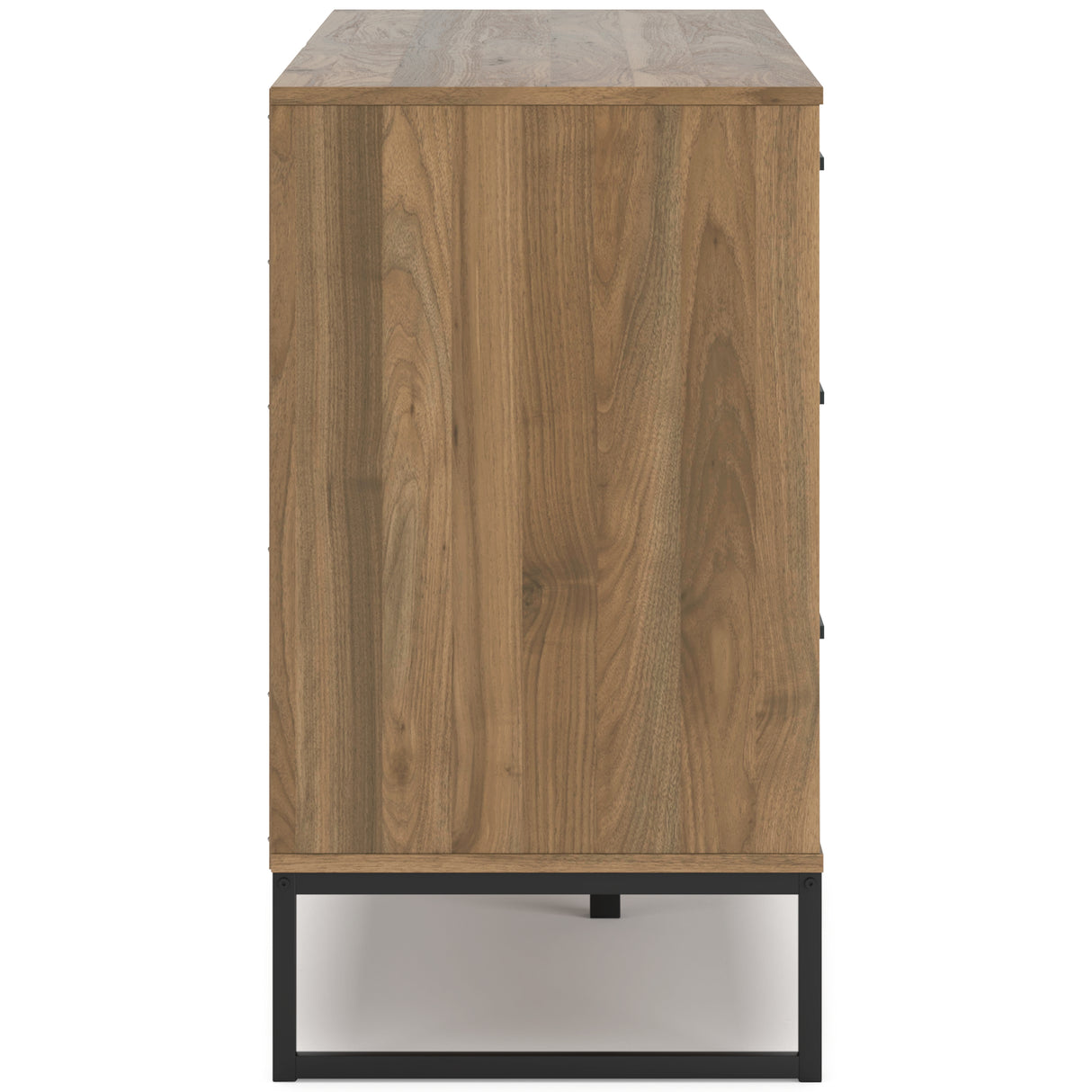 Deanlow Full Panel Headboard with Dresser and Nightstand in Honey from Ashley Furniture - Luna Furniture