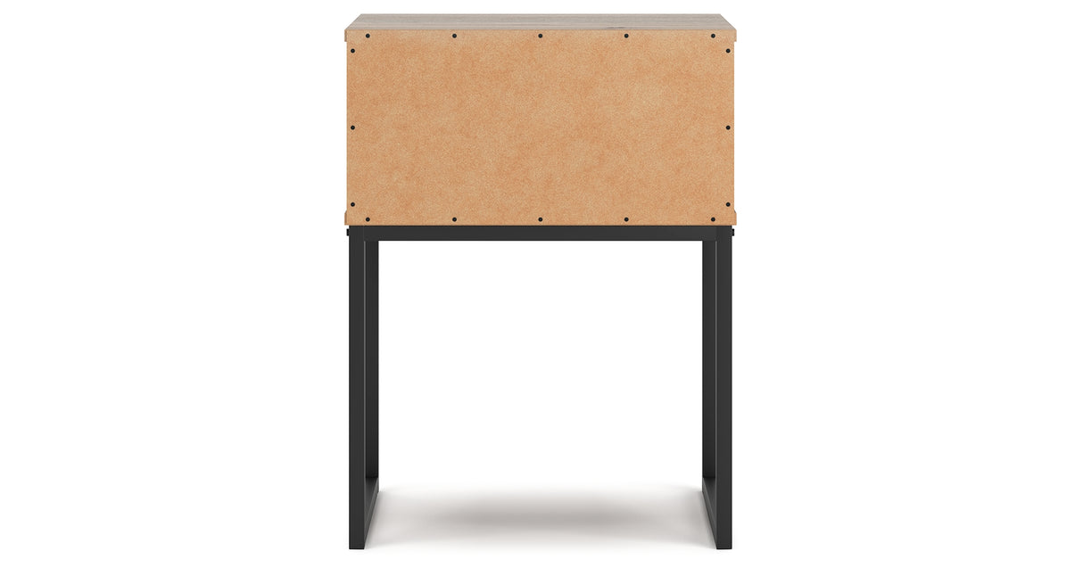 Deanlow Queen Panel Headboard with Dresser and Nightstand in Honey from Ashley Furniture - Luna Furniture