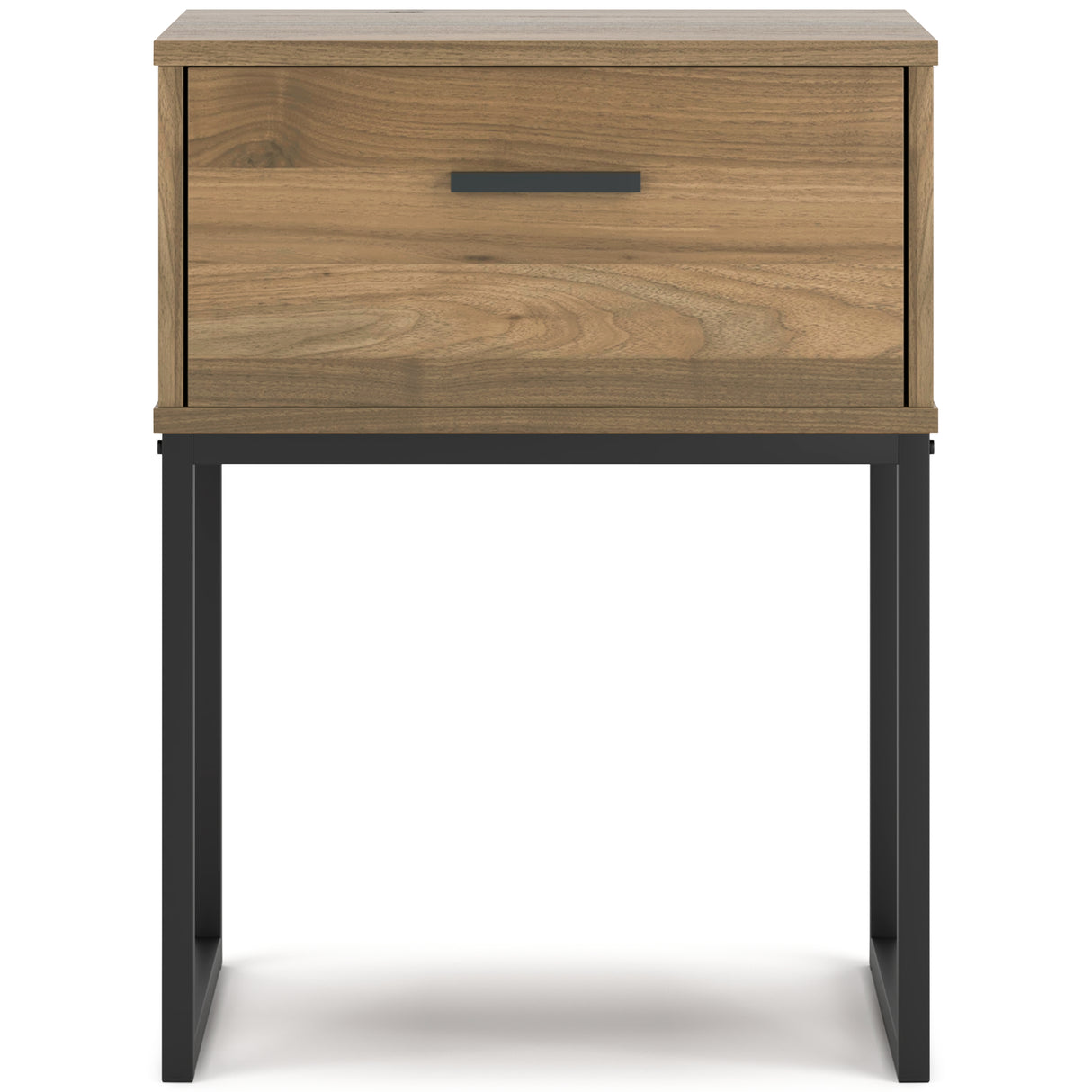 Deanlow Full Panel Headboard with 2 Nightstands in Honey from Ashley - Luna Furniture