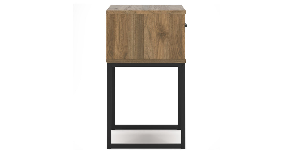 Deanlow Twin Panel Headboard with Dresser, Chest and 2 Nightstands in Honey from Ashley - Luna Furniture