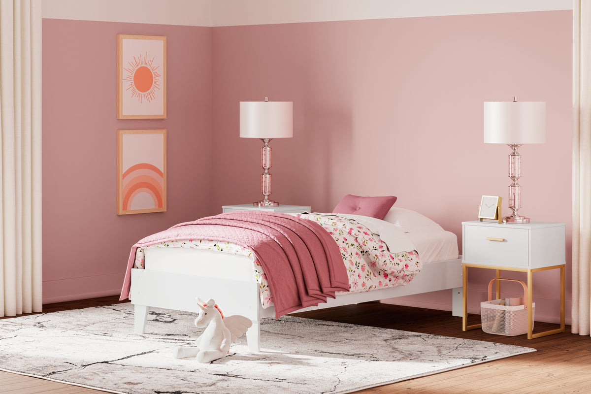 Socalle Two-tone Twin Platform Base Bed from Ashley - Luna Furniture