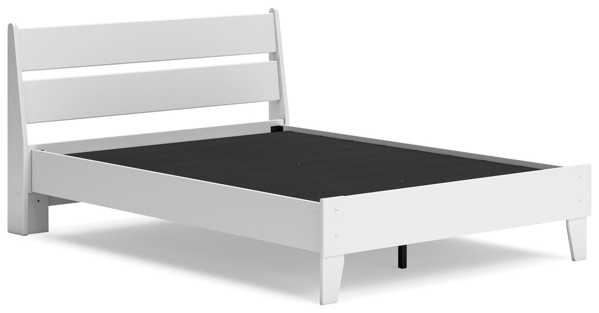 Socalle Full Panel Headboard with Dresser and Nightstand in Two-tone from Ashley - Luna Furniture