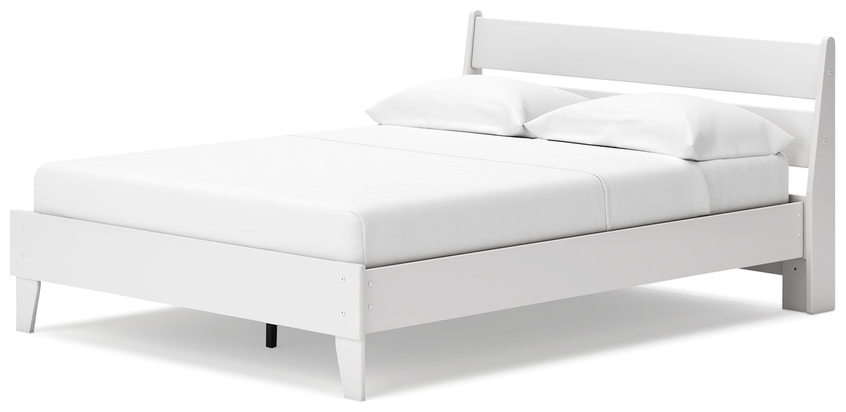 Socalle Two-tone Queen Panel Platform Bed from Ashley - Luna Furniture