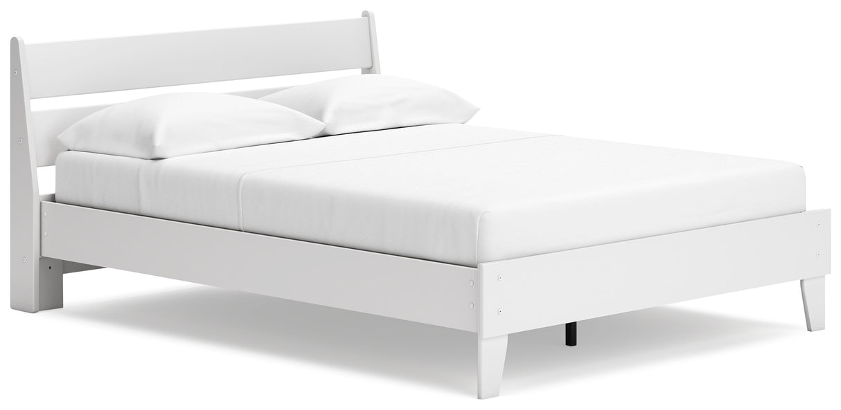 Socalle Two-tone Queen Panel Platform Bed from Ashley - Luna Furniture