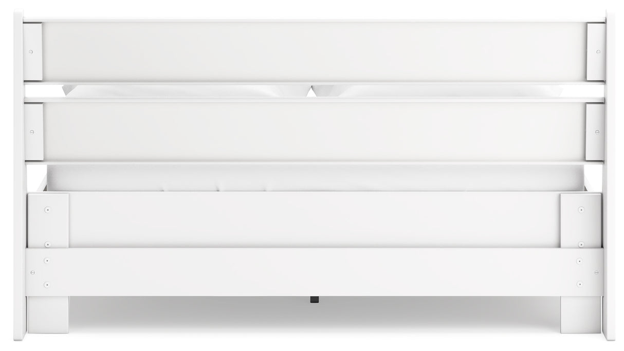 Socalle Two-tone Queen Panel Platform Bed from Ashley - Luna Furniture