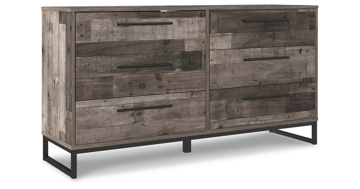 Neilsville Multi Gray Dresser from Ashley - Luna Furniture