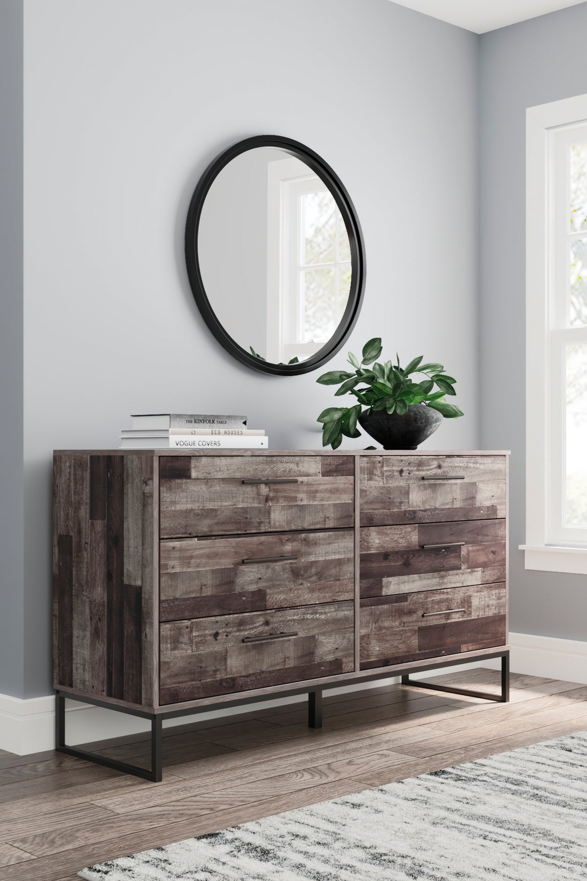 Neilsville Multi Gray Dresser from Ashley - Luna Furniture