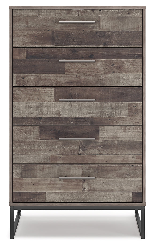 Neilsville Multi Gray Chest of Drawers from Ashley - Luna Furniture