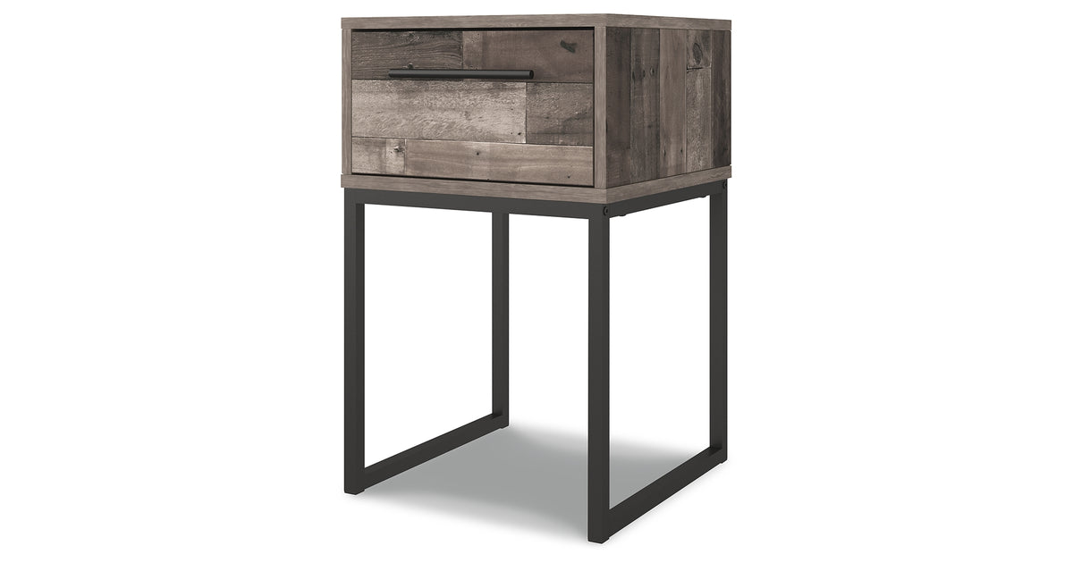 Neilsville Multi Gray Nightstand from Ashley - Luna Furniture