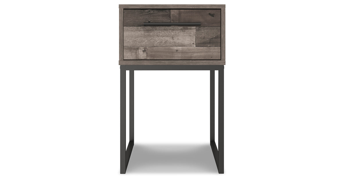 Neilsville Multi Gray Nightstand from Ashley - Luna Furniture