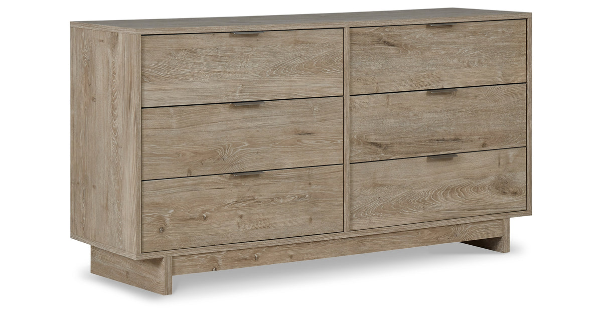 Oliah Natural Dresser from Ashley Furniture - Luna Furniture