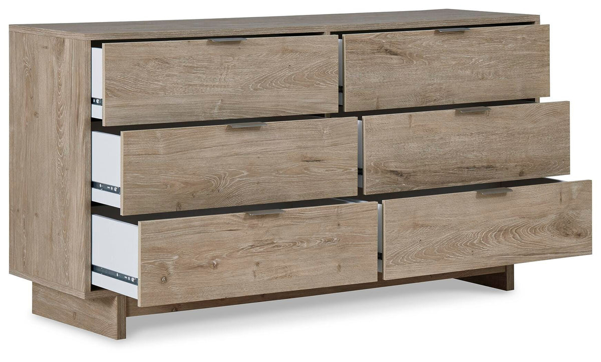 Oliah Natural Dresser from Ashley Furniture - Luna Furniture