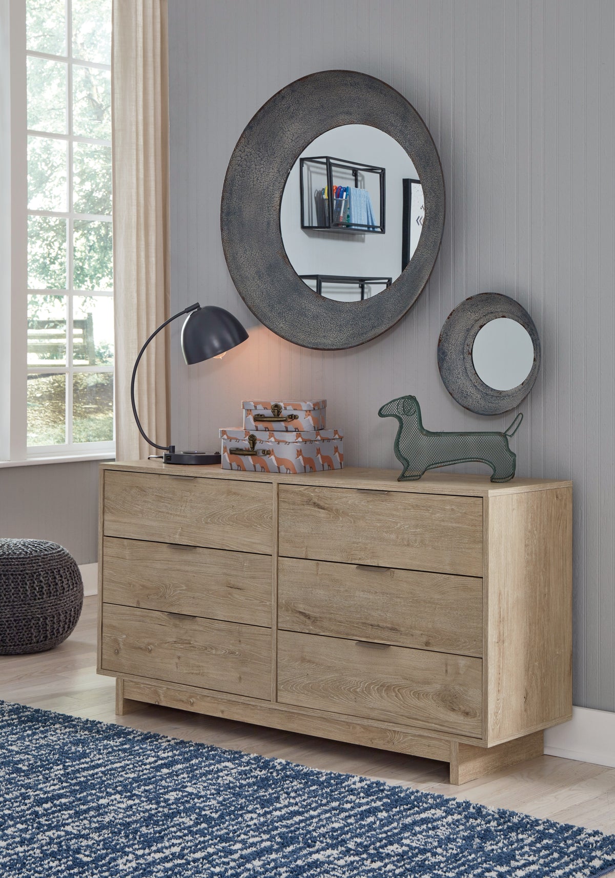 Oliah Natural Dresser from Ashley Furniture - Luna Furniture
