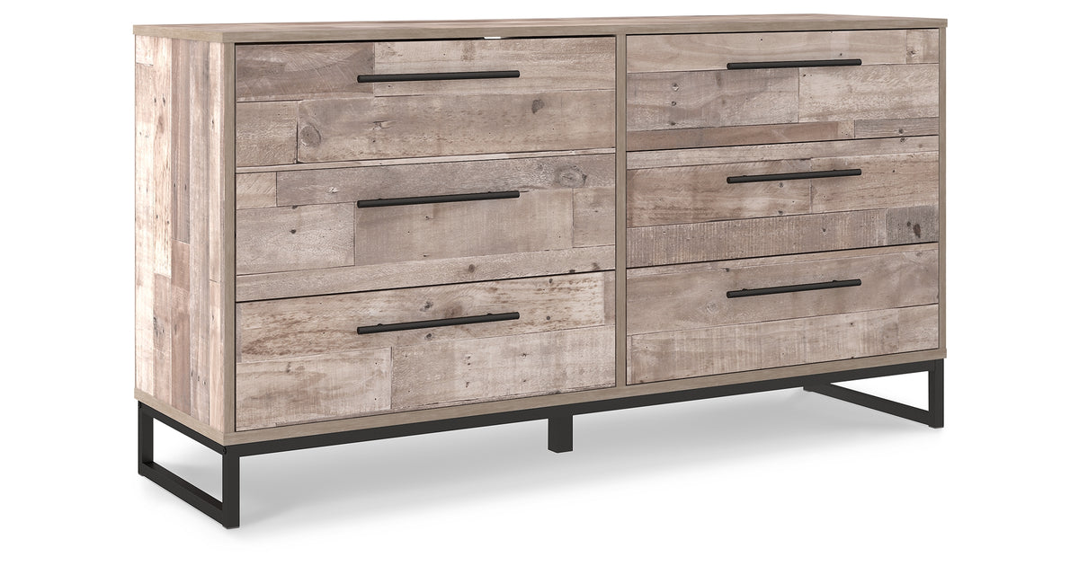 Neilsville Whitewash Dresser from Ashley Furniture - Luna Furniture
