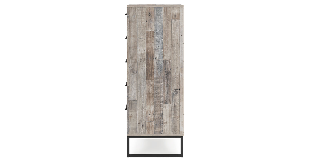 Neilsville Whitewash Chest of Drawers from Ashley Furniture - Luna Furniture
