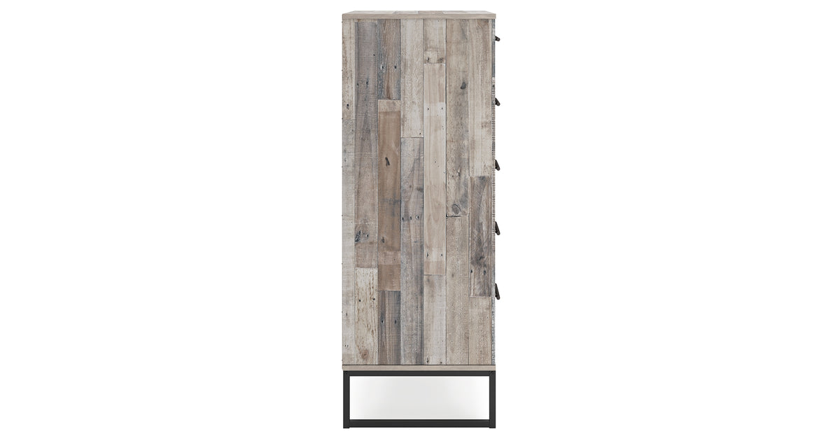 Neilsville Whitewash Chest of Drawers from Ashley Furniture - Luna Furniture
