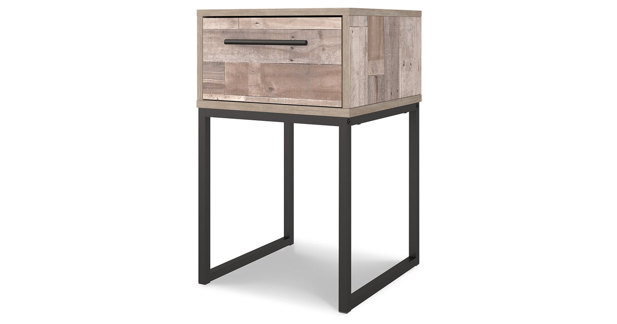 Neilsville Whitewash Nightstand from Ashley - Luna Furniture