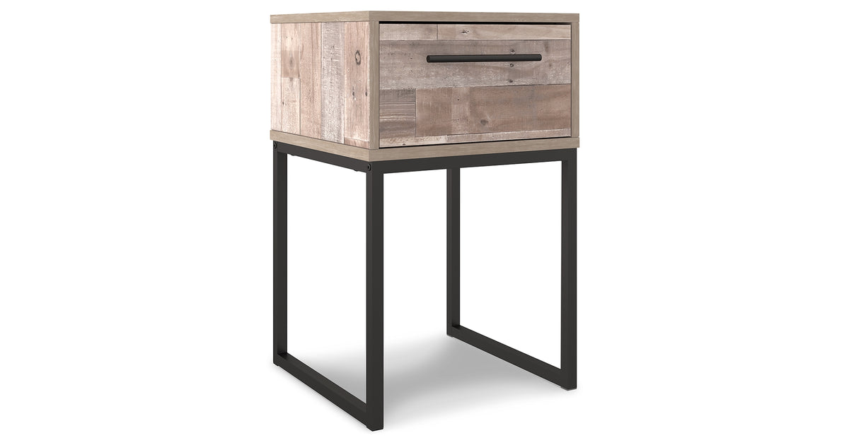 Neilsville Whitewash Nightstand from Ashley - Luna Furniture