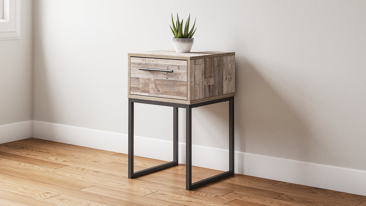 Neilsville Whitewash Nightstand from Ashley - Luna Furniture