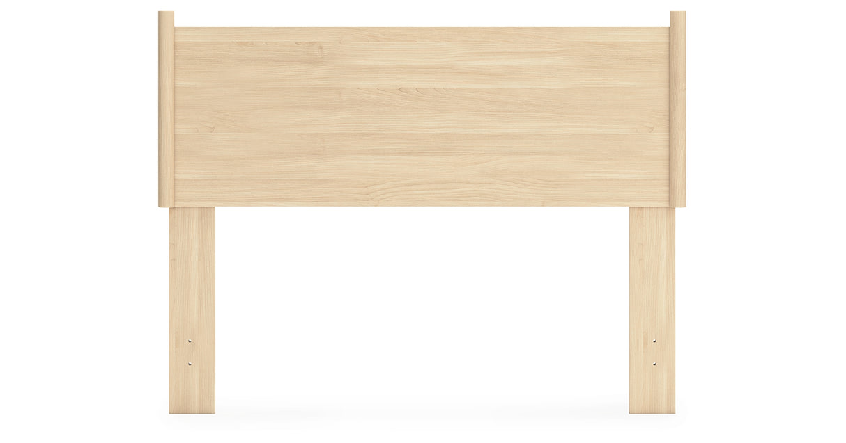 Cabinella Full Panel Headboard with Dresser and Chest in Tan from Ashley Furniture - Luna Furniture