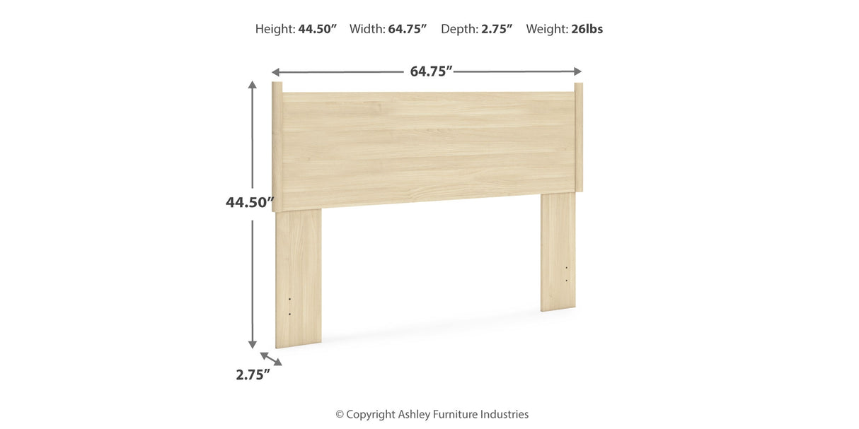 Cabinella Queen Panel Headboard with Dresser in Tan from Ashley Furniture - Luna Furniture