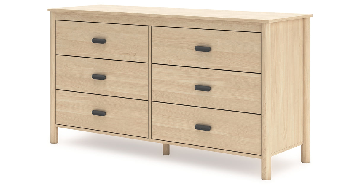 Cabinella Full Panel Headboard with Dresser in Tan from Ashley - Luna Furniture
