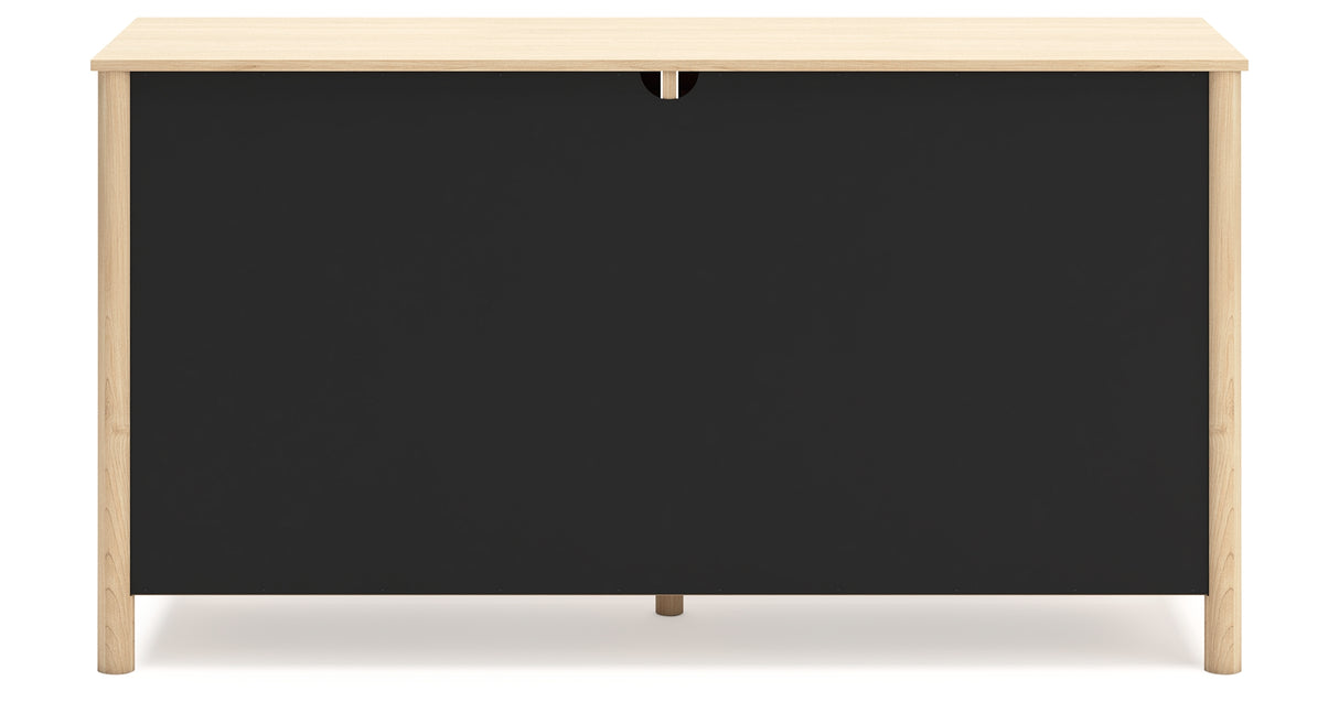 Cabinella Queen Panel Headboard with Dresser and 2 Nightstands in Tan from Ashley Furniture - Luna Furniture