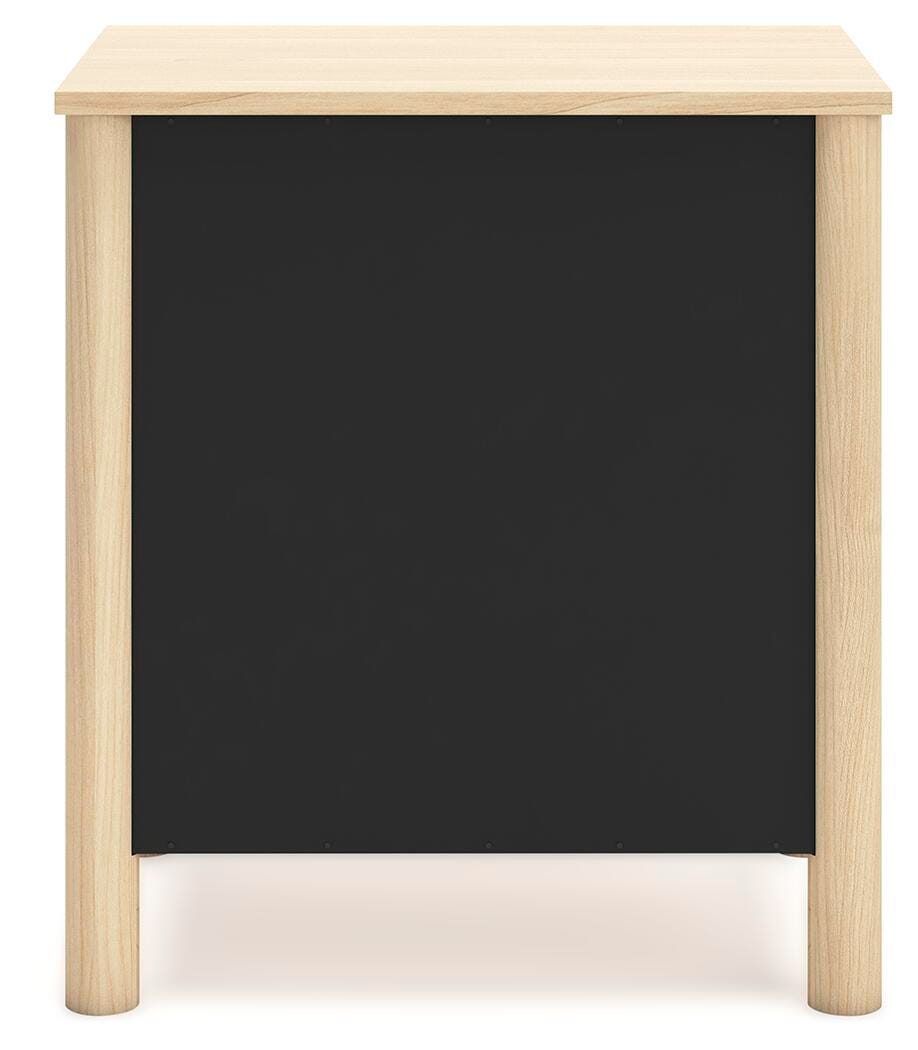Cabinella Queen Panel Headboard with 2 Nightstands in Tan from Ashley Furniture - Luna Furniture