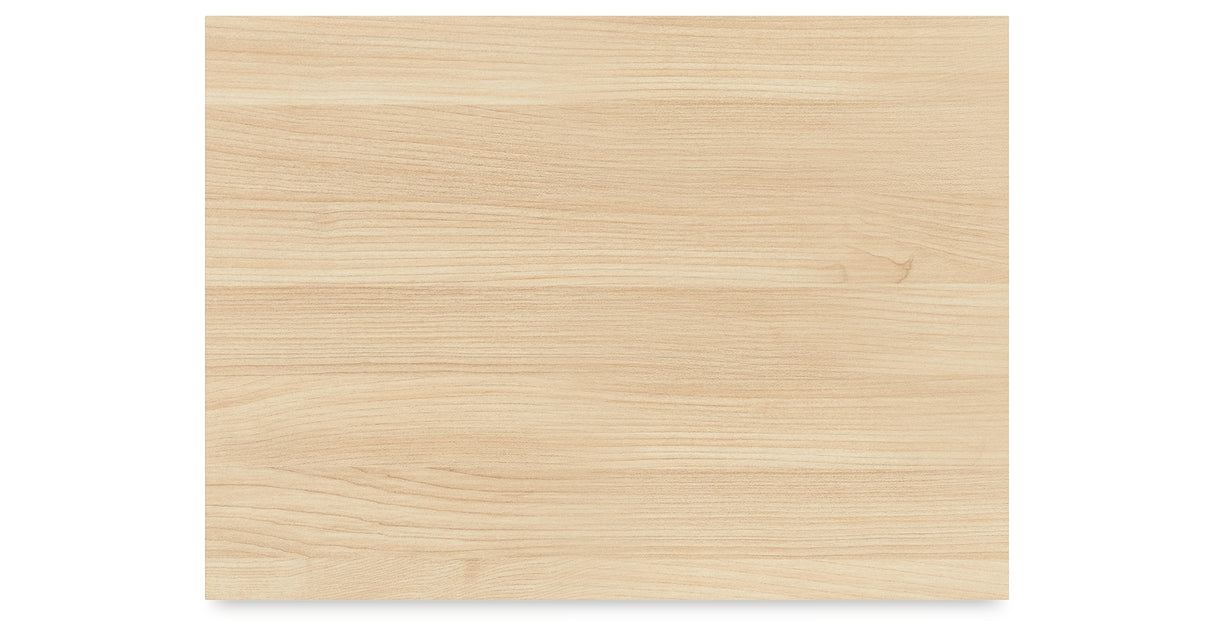 Cabinella Full Platform Panel Bed with Dresser and 2 Nightstands in Tan from Ashley Furniture - Luna Furniture