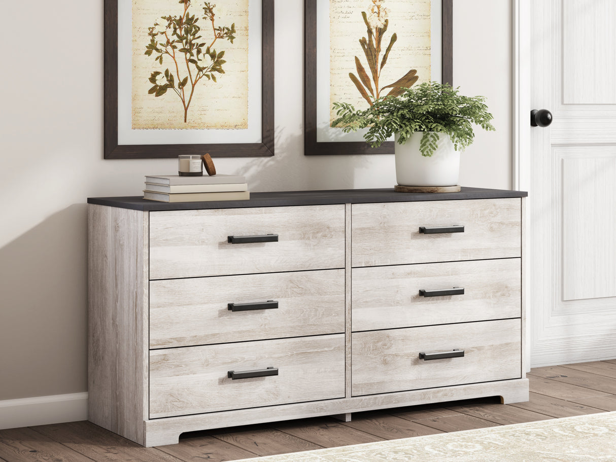 Shawburn Dresser and 2 Nightstands from Ashley - Luna Furniture