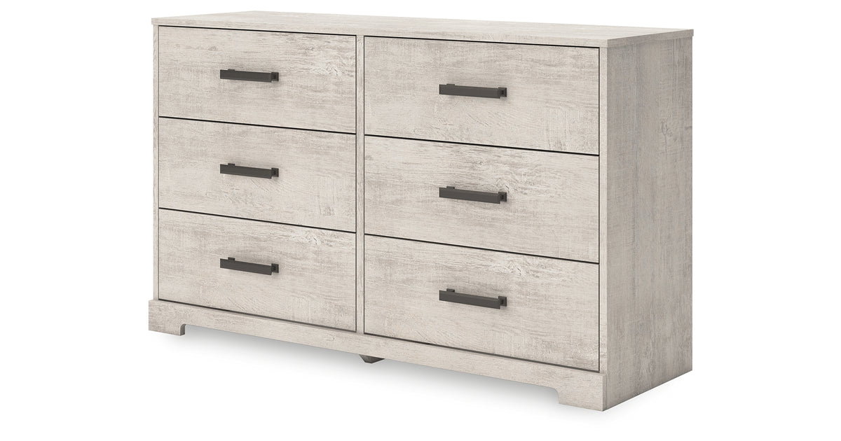 Shawburn Whitewash Dresser from Ashley - Luna Furniture