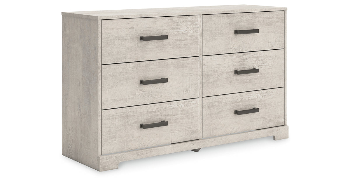 Shawburn Whitewash Dresser from Ashley - Luna Furniture